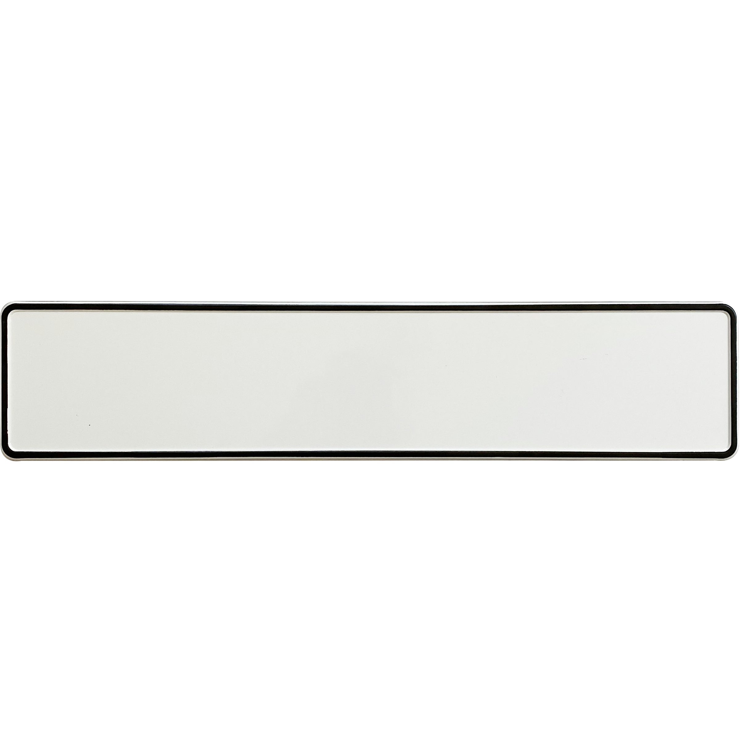 2x KFZ-Kennzeichen Blanko 520x110 mm – Aluminium DIY-Set - MADYES