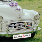 Hochzeitskennzeichen mit Namen – Maritimes Anker Motiv - MADYES - Hochzeitsdeko Manufaktur