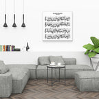 Personalisiertes Hochzeits-Gästebuch Leinwand 50x50 cm - Motiv Liebeslied - MADYES - Hochzeitsdeko Manufaktur