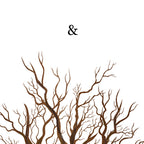 Personalisiertes Hochzeits-Gästebuch Leinwand 50x50 cm - Motiv Baum Herz - MADYES - Hochzeitsdeko Manufaktur