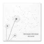 Personalisiertes Hochzeits-Gästebuch Leinwand 50x50 cm - Motiv Pusteblume - MADYES - Hochzeitsdeko Manufaktur