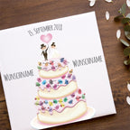 Originelles Gästebuch Hochzeit – Hochzeitstorte personalisiert