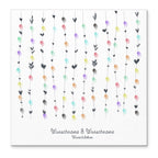 Personalisiertes Hochzeits-Gästebuch Leinwand 50x50 cm - Motiv Herzchen - MADYES - Hochzeitsdeko Manufaktur