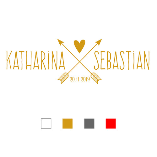 Aufkleber Hochzeit – Liebevoller Deko Sticker für den großen Tag - MADYES - Hochzeitsdeko Manufaktur