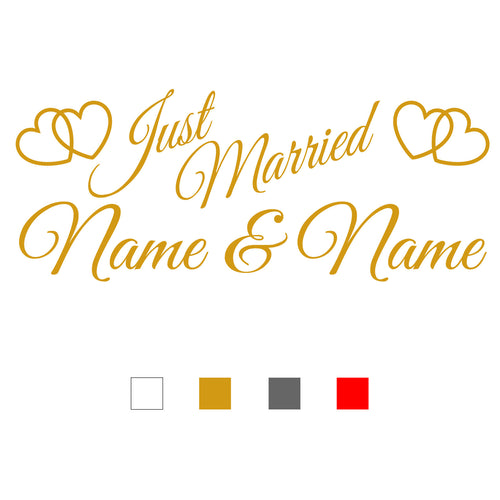 Hochzeitsaufkleber – Romantischer Sticker für Hochzeit & Feier - MADYES - Hochzeitsdeko Manufaktur