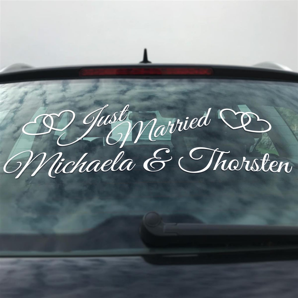 Sticker Hochzeit – Dekorativer Aufkleber für Einladung, Auto & Geschenk - MADYES - Hochzeitsdeko Manufaktur