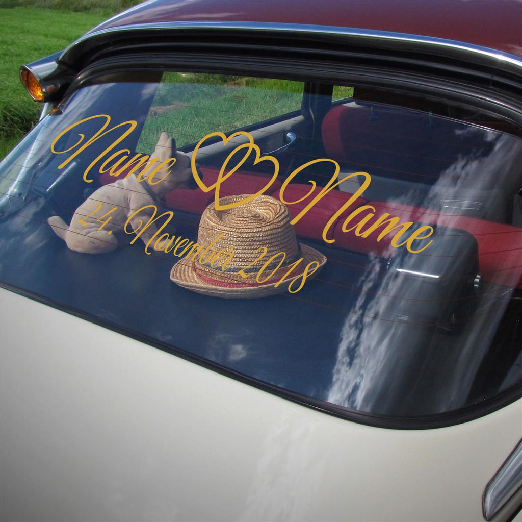 Sticker Hochzeit – Dekorativer Aufkleber für Einladung, Auto & Geschenk - MADYES - Hochzeitsdeko Manufaktur