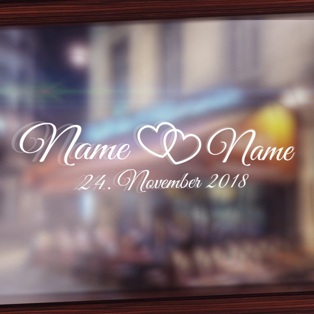 Sticker Hochzeit – Dekorativer Aufkleber für Einladung, Auto & Geschenk - MADYES - Hochzeitsdeko Manufaktur