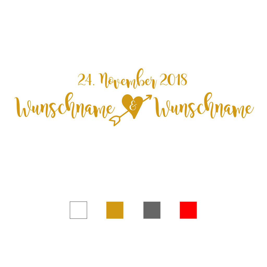 Aufkleber zur Hochzeit – Stilvoller Sticker für DIY & Dekoration - MADYES - Hochzeitsdeko Manufaktur