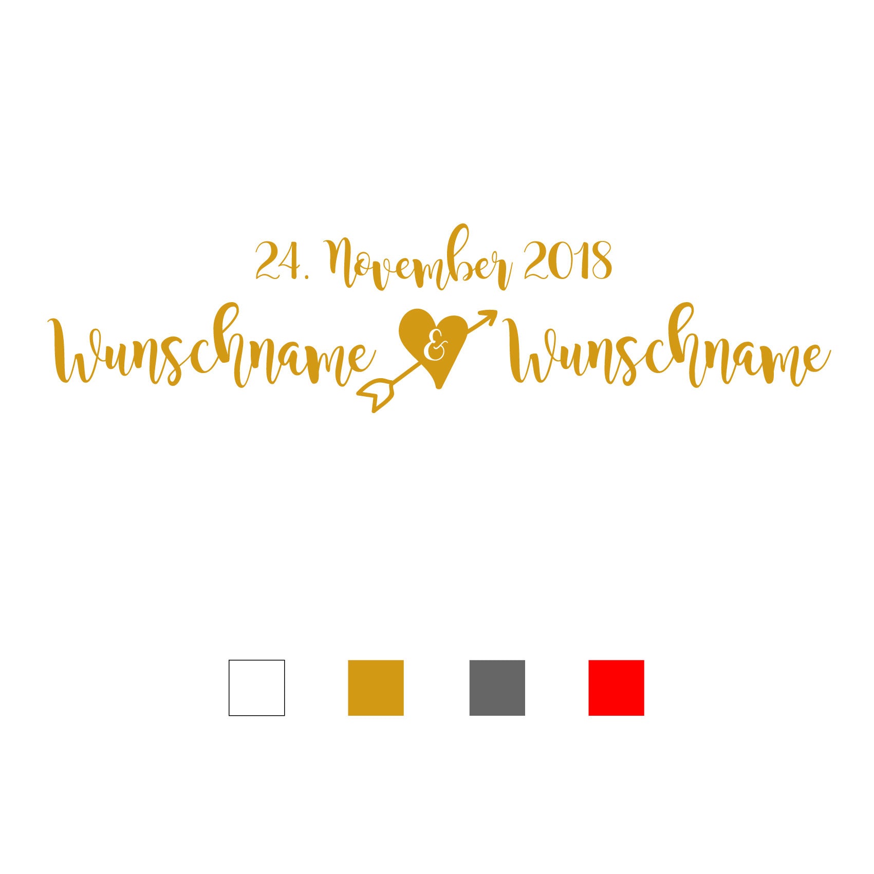 Aufkleber zur Hochzeit – Stilvoller Sticker für DIY & Dekoration - MADYES - Hochzeitsdeko Manufaktur