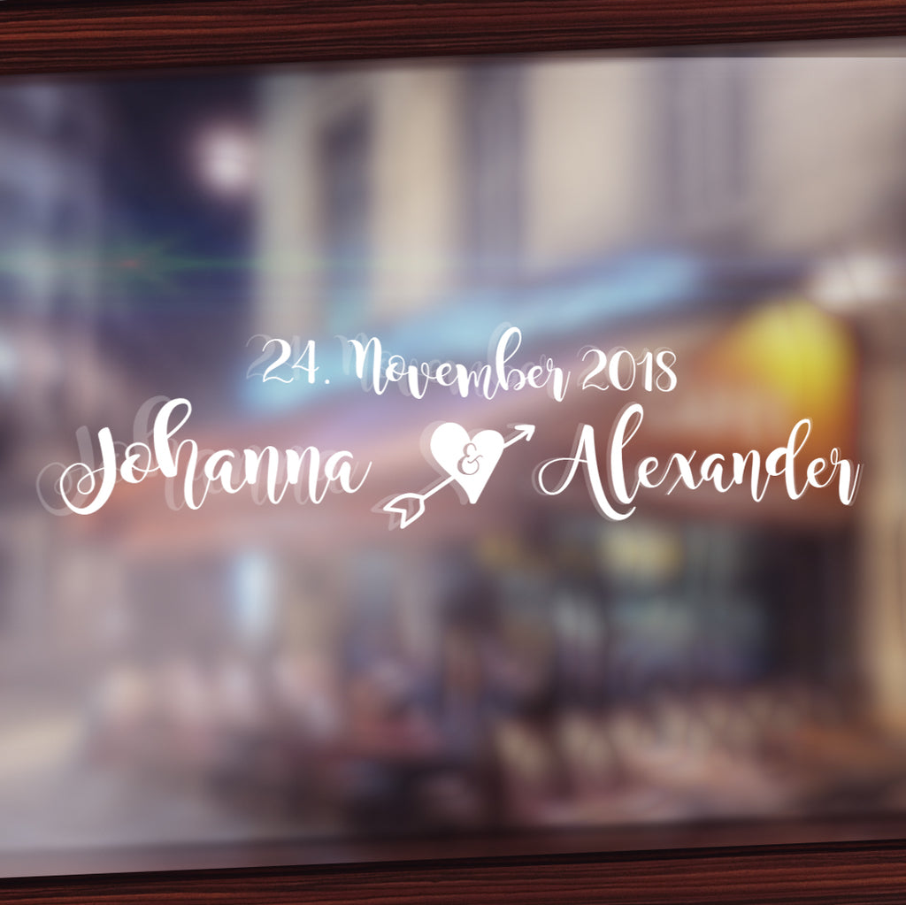 Aufkleber zur Hochzeit – Stilvoller Sticker für DIY & Dekoration - MADYES - Hochzeitsdeko Manufaktur