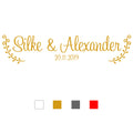 Hochzeitssticker – Eleganter Aufkleber für Hochzeit & Party - MADYES - Hochzeitsdeko Manufaktur