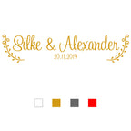 Hochzeitssticker – Eleganter Aufkleber für Hochzeit & Party - MADYES - Hochzeitsdeko Manufaktur
