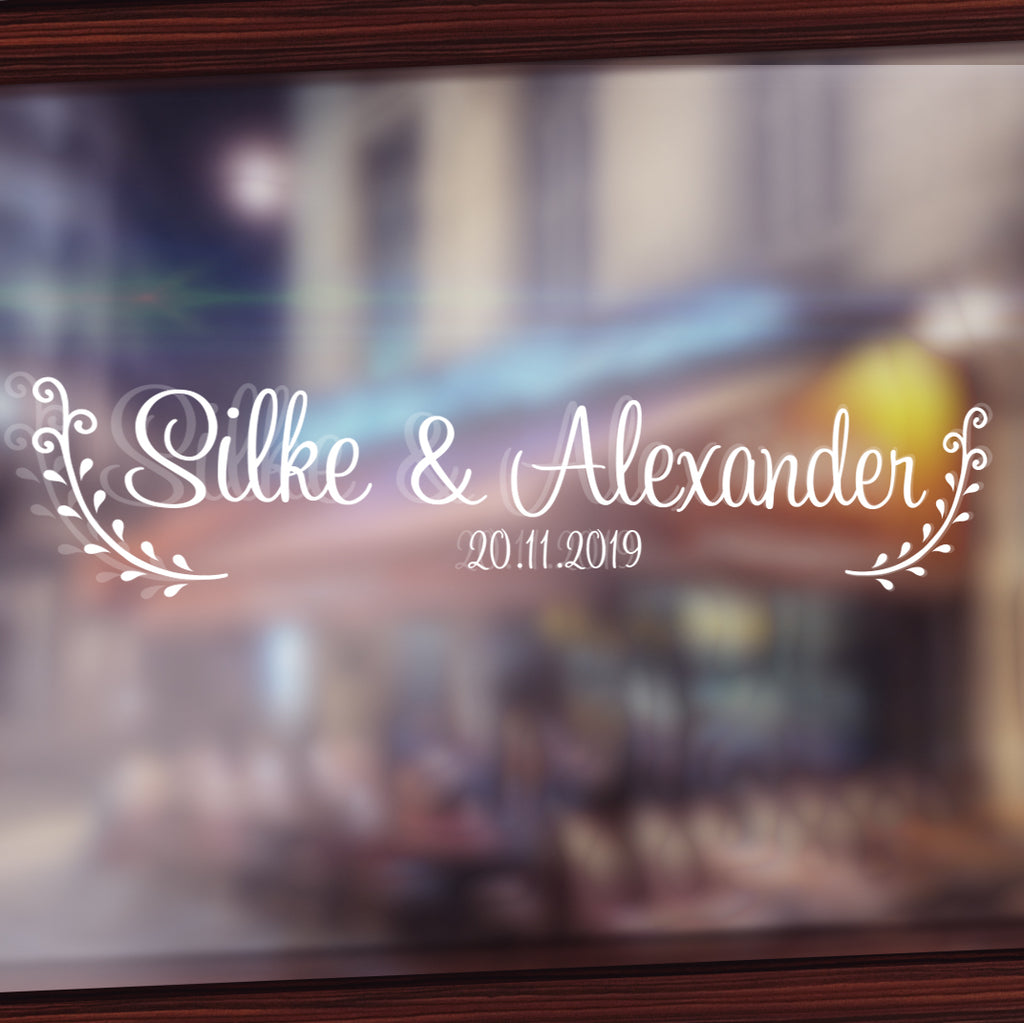 Hochzeitssticker – Eleganter Aufkleber für Hochzeit & Party - MADYES - Hochzeitsdeko Manufaktur