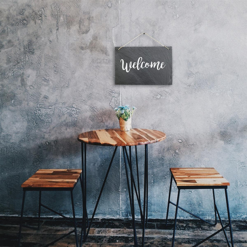 Schiefertafel 30 x 20 cm quer - MADYES - Hochzeitsdeko Manufaktur