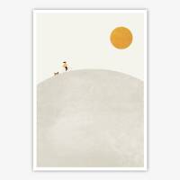 Set von 3 sommerlichen Kunstdrucken Sonne und Meer Strand 40 x 50 cm