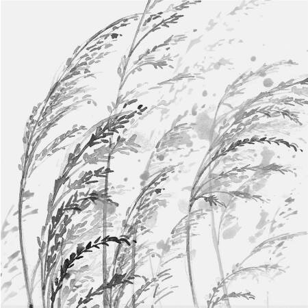 Set von 2 Kunstdrucken Aquarellgräser im Wind Kunstdruck mit schönem Zitat 30 x 40 cm