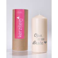 Kerzlein stump candle flame gray grandfather is the best...