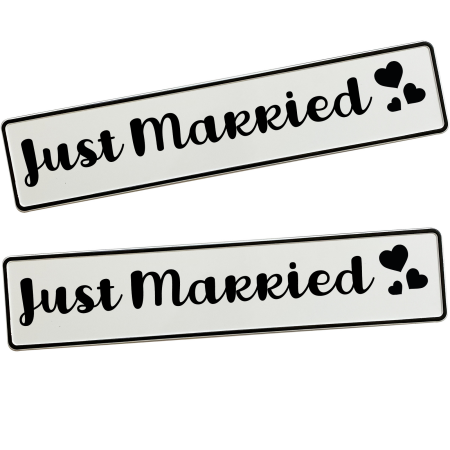Wedding license plate license plate GROD Gheirate personalized wedding car deco