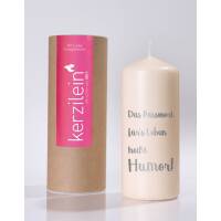 Kerzilein Candle Flame Gray The password for life is...