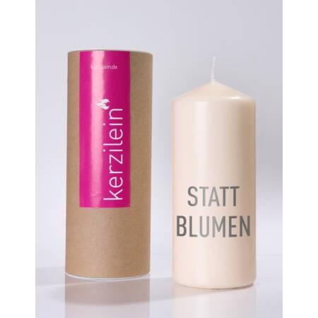 Kerzilein Candle Flame Gray instead of flowers HUMPER CANCE BUART 185 x 78 cm