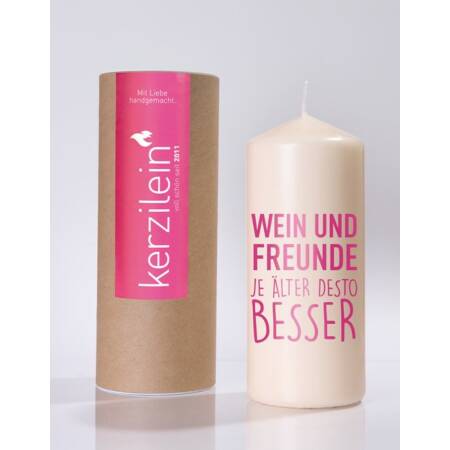 Kerzilein Candle Flame Pink Wine and Friends per older the better stump chart big 185 x 78 cm