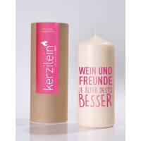 Kerzilein Candle Flame Pink Wine and Friends per older...