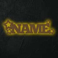 Wandlampe "Name Sterne "