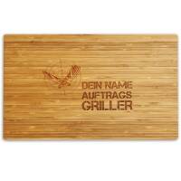 Cutting board with name bamboo beech gross