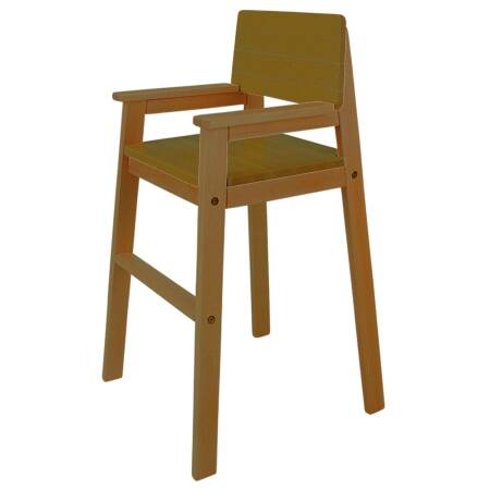 High chair high dining table beech massive teak nut rosewood