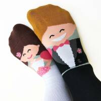 Socks bridal couple / bundle 2 x 36-40