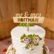 Cake Topper personalisiert Mr & Mrs