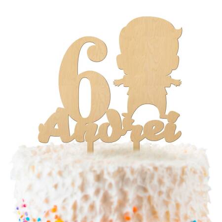 Cake Topper personalisiert Birthday Boy