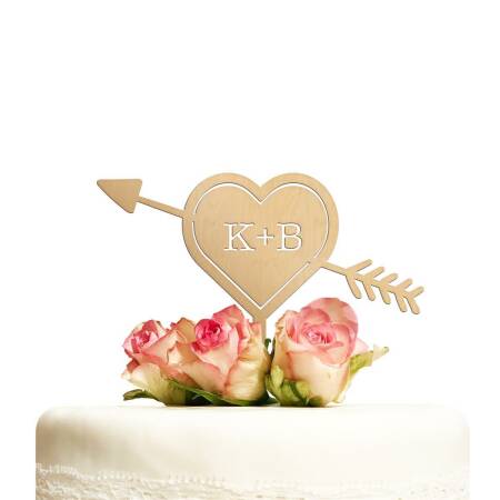 Cake topper personalized Cupid