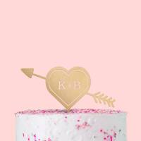 Cake Topper personalisiert Amor