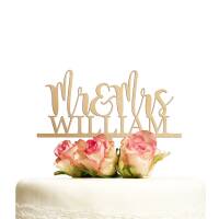 Cuchotopper with name wedding deco cake topper personalized