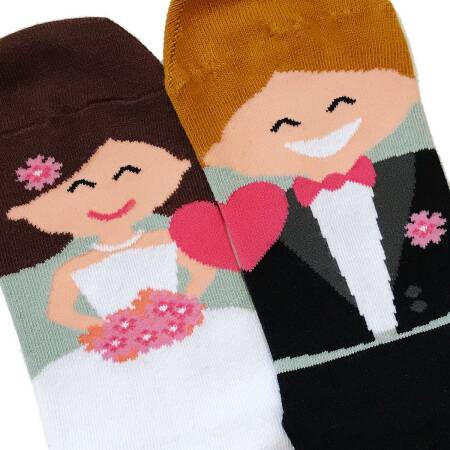 Hochzeitsgeschenk lustige Socke Brautpaar