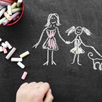 Schiefertafel 30 x 20 cm hoch