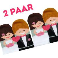 Wedding gift funny sock two pairs