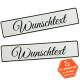 Wedding license plate license plate GROD Gheirate personalized wedding car deco