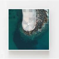 Kreta Griecheland Drohne Fotografie Kunstdruck Luftaufnahme