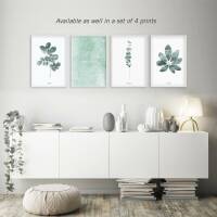 Enjoy the little things Kunstdruck Quote wall art print typography poster mint green print DIN A3 (29,7 x 42 cm)