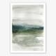 Watercolor abstract foggy landscape print printable poster DIN A3 (29,7 x 42 cm)