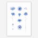 Kunstdruck Kornblumen Blaue Blumen Kunstdruck Geschenk für Mama DIN A4 (21 x 29,7 cm)