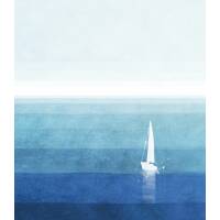 Aquarell Abstrakte Meer Kunstdruck Sommer Druck Ozean Druck  30 x 40 cm