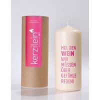 Kerzlein stump candle flame pink hol the wine we have to...