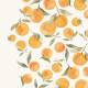 Aquarell Orangen Kunstdruck Küche Wandkunst DIN A3 (29,7 x 42 cm)