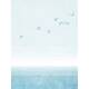 Set von 3 Meer Kunstdrucken Ozean Kunstdrucke A5 (14,8 x 21 cm)