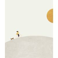Set von 3 sommerlichen Kunstdrucken Sonne und Meer Strand A5 (14,8 x 21 cm)